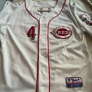 Brandon Phillips , Cincinnati Reds white jersey